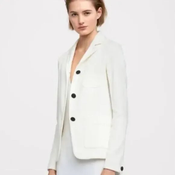 Rag & Bone Redgrave Blazer in Vanilla Size 8 - Picture 3 of 13